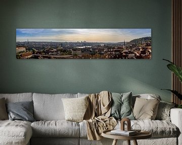 Panorama over Prague by Dennis Eckert