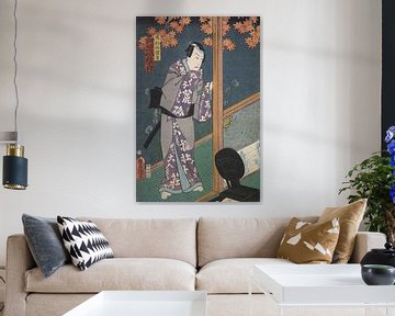 Azuma Nishiki-e (kleurenhoutsnede) van Peter Balan