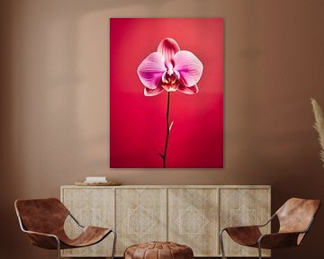 Portrait d'une fleur d'orchidée sur Virgil Quinn - Decorative Arts