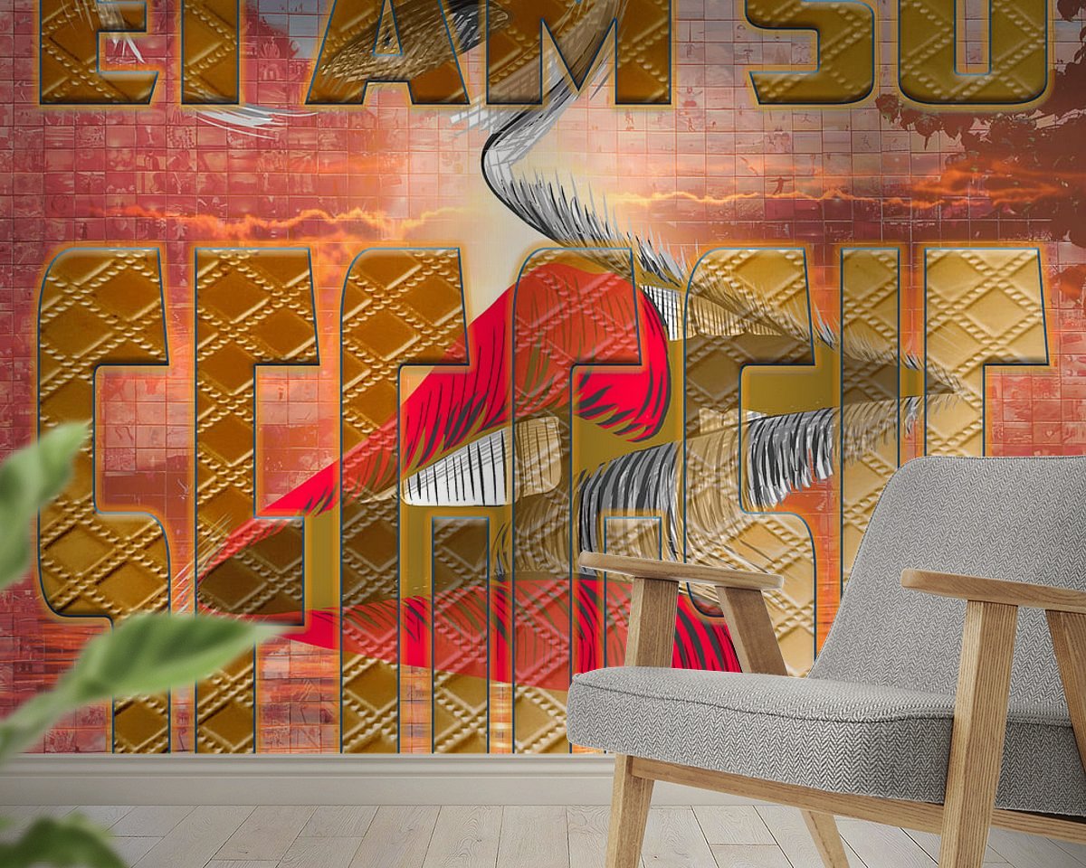 Example of the artwork in a room