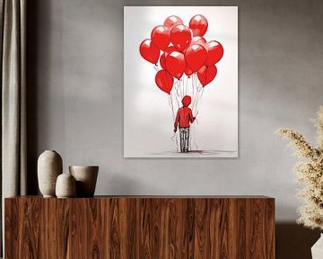 Luftballons der Freude von Art Lovers