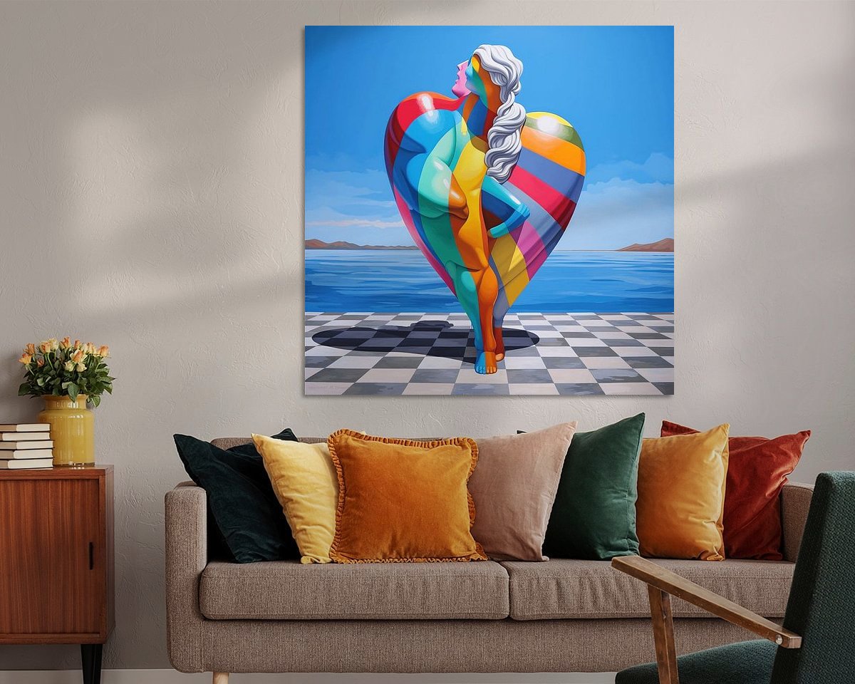 Example of the artwork in a room
