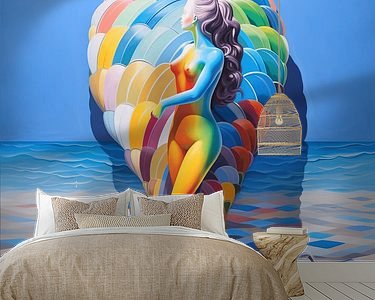 Example of the artwork in a room