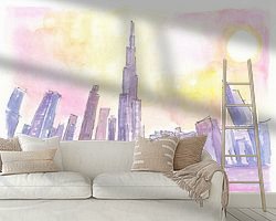 Example of the artwork in a room