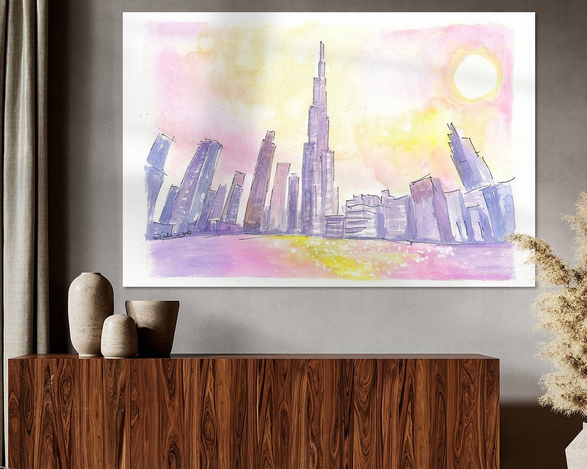 Example of the artwork in a room