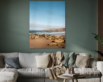 Praia Tonel Algarve van Raisa Zwart Reisfotografie Prints