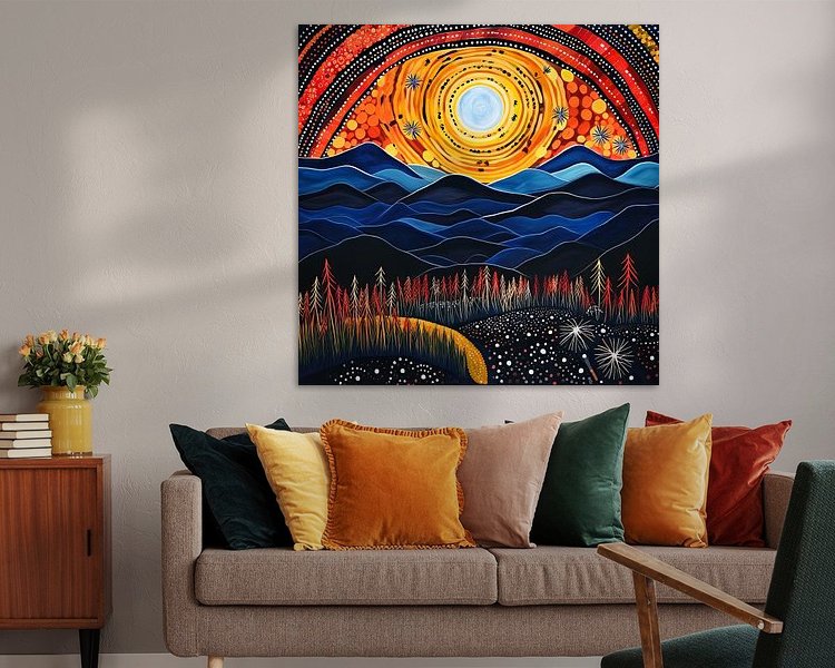 Example of the artwork in a room