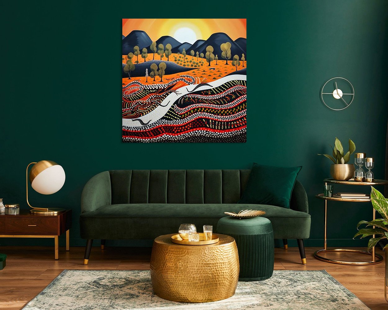 Example of the artwork in a room