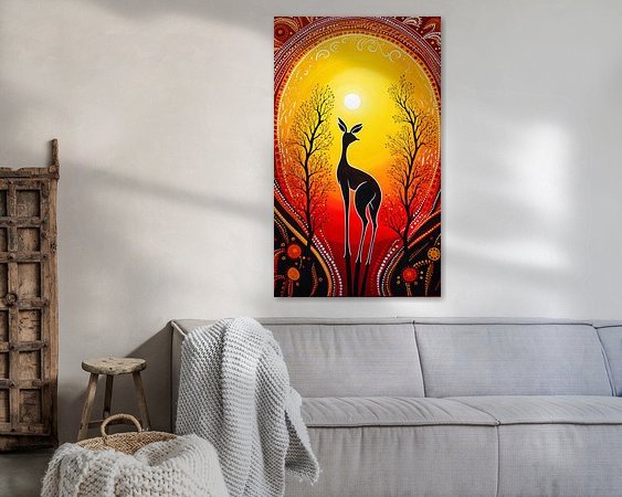 Example of the artwork in a room