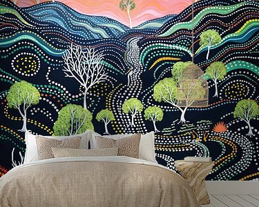 Example of the artwork in a room