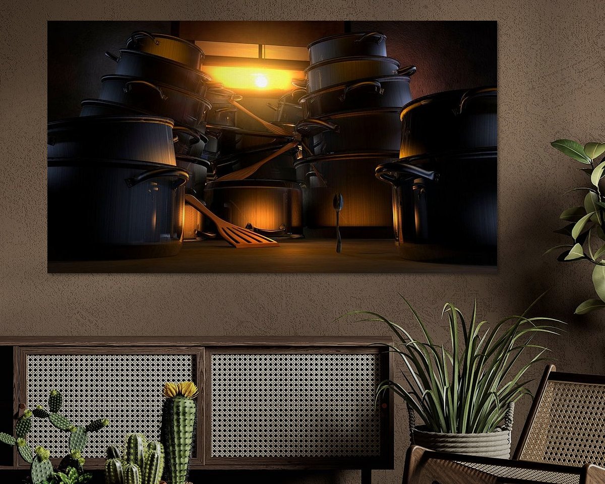 Example of the artwork in a room