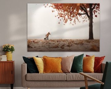 Autumnal Fox by Karina Brouwer