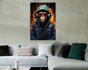 Cooler Affe von ARTemberaubend