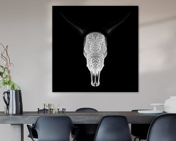 Bull Skull square