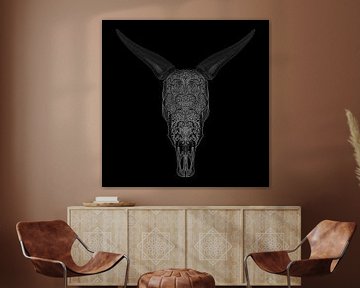 Bull Skull illustratie