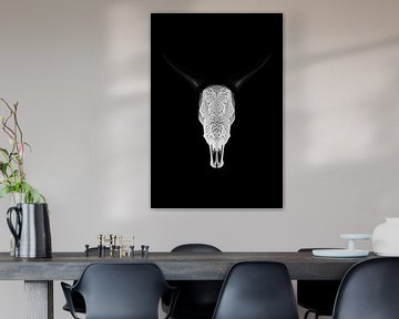 Bull Skull Panorama by Justin Sinner Pictures ( Fotograaf op Texel)