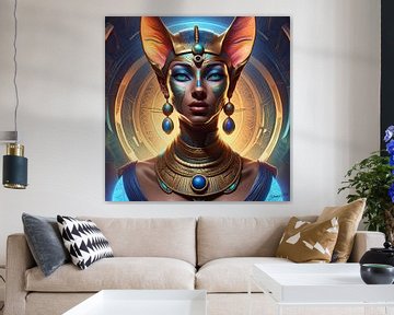Ägyptische Göttin Bastet von Johanna's Art