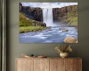 The Gufufoss in eastern Iceland by Adelheid Smitt