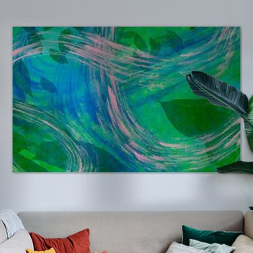 Grüner und blauer Sturm von Iris Holzer Richardson