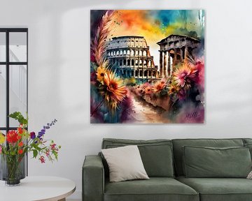 La floraison au Colisée sur Mellow Art