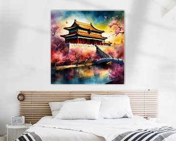 Blooms of the Forbidden City by Mellow Art