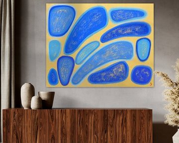 Blue stones by Julia Liubina
