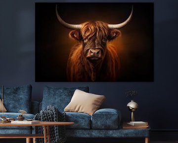 Scottish highlander by Bert Nijholt