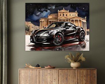 Black is beautiful - Alfa Romeo 4C van DeVerviers