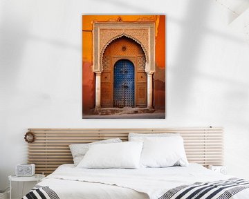 Magnificent gate with tall doors in Marrakech by Studio Allee