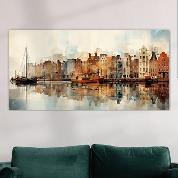 Grachtenpanden van Bert Nijholt