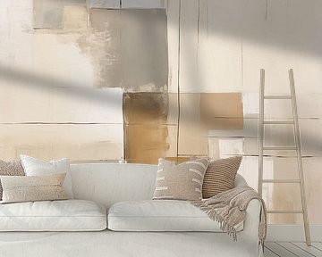 Abstract shapes in soft autumn colours by Bert Nijholt