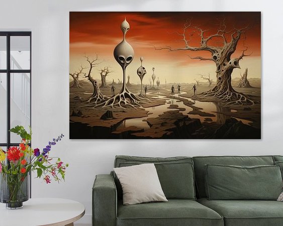Example of the artwork in a room