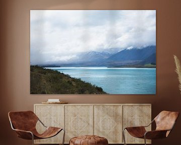 Lake Tekapo Nieuw-Zeeland van Ken Tempelers