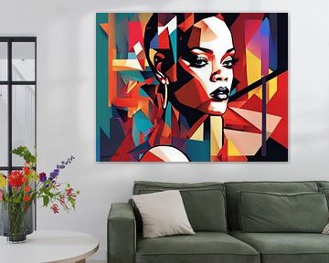 Abstrakte Kunst von Rihanna 2 von Johanna's Art