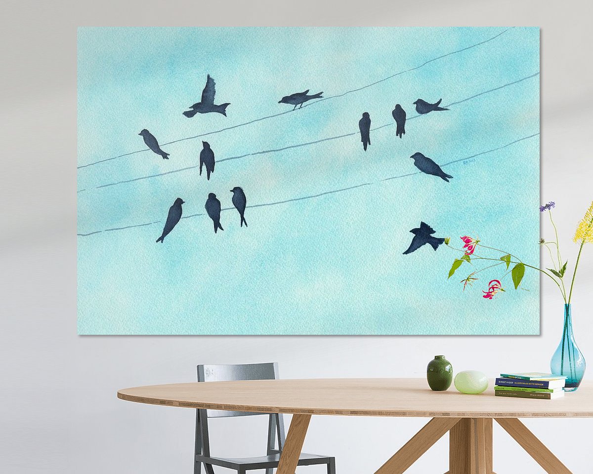 Example of the artwork in a room