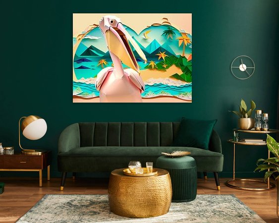 Example of the artwork in a room