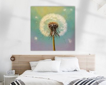 Dandelion in pastel 2 by Greta Lipman