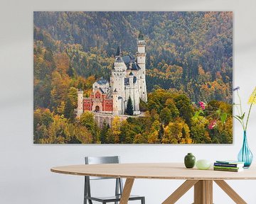 Autumn at Neuschwanstein castle