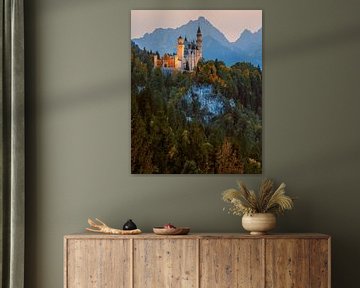 Automne au château de Neuschwanstein