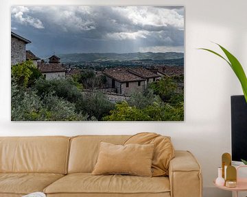 Die Dächer von Perugia, Italien von Jorick van Gorp