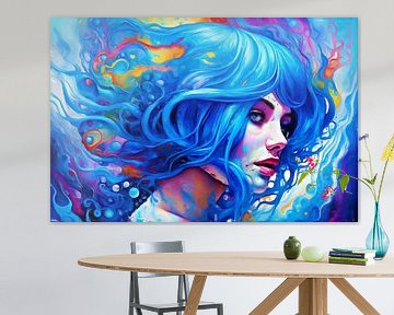 Dame in blauw II van DeVerviersBelgium