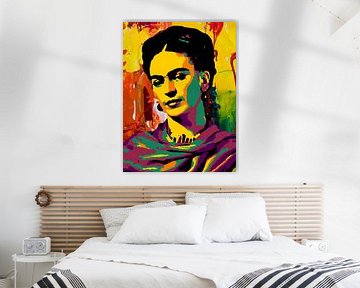 Frida abstract 2 van Andika Bahtiar