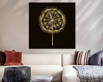 Abstracte dandelion 1 van Pieternel Decoratieve Kunst