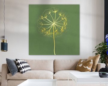 Abstrakte Pusteblume 5 von Pieternel Decoratieve Kunst