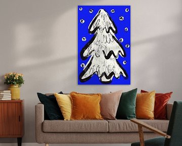 Arbre de Noël (Bleu) sur Treechild