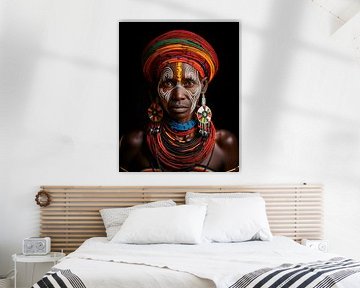 Masai Vrouw van Preet Lambon