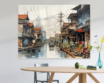 Croquis de Bangkok sur PixelPrestige