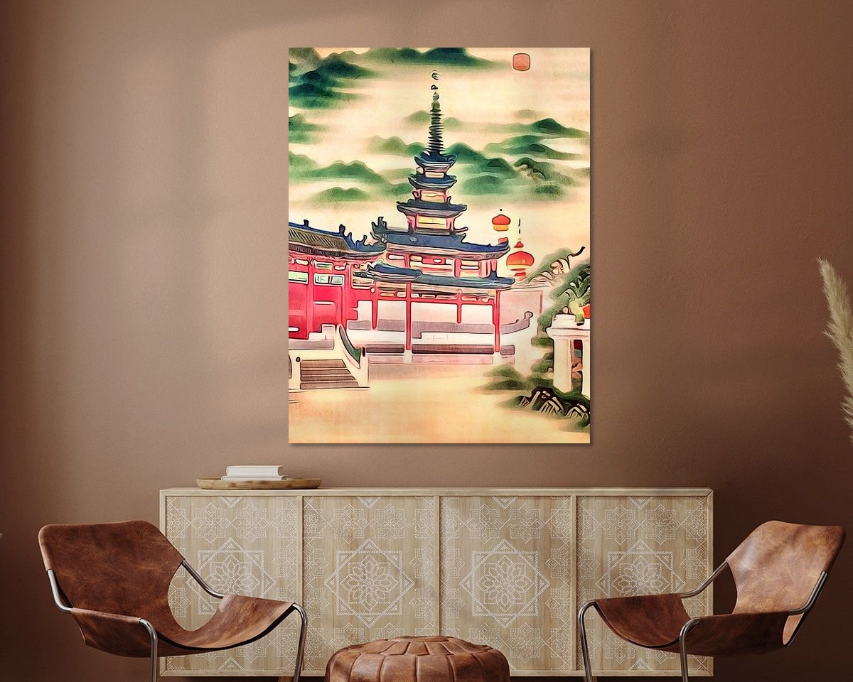 Example of the artwork in a room