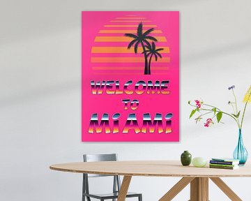 Welcome to Miami by H.Remerie Photography and digital art