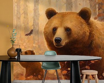 Playing bears in the forest by Whale & Sons